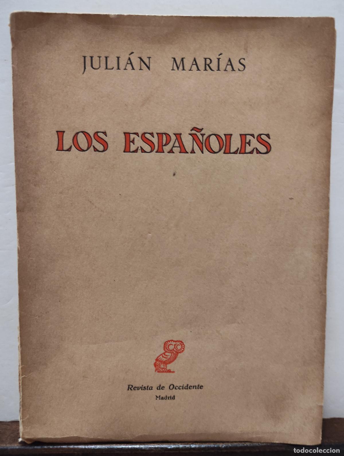 Libros: LOS ESPA&Ntilde;OLES - JULIAN MARIAS - Foto 1