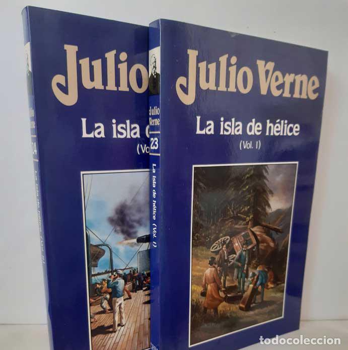 Libros: LA ISLA DE H&Eacute;LICE (2 TOMOS) - VERNE, JULIO - Foto 1