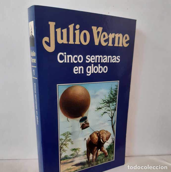 Libros: CINCO SEMANAS EN GLOBO - VERNE, JULIO - Foto 1