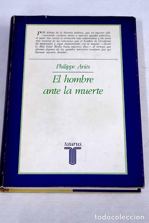 Libros: El hombre ante la muerte.- Aries, Philippe - Foto 1