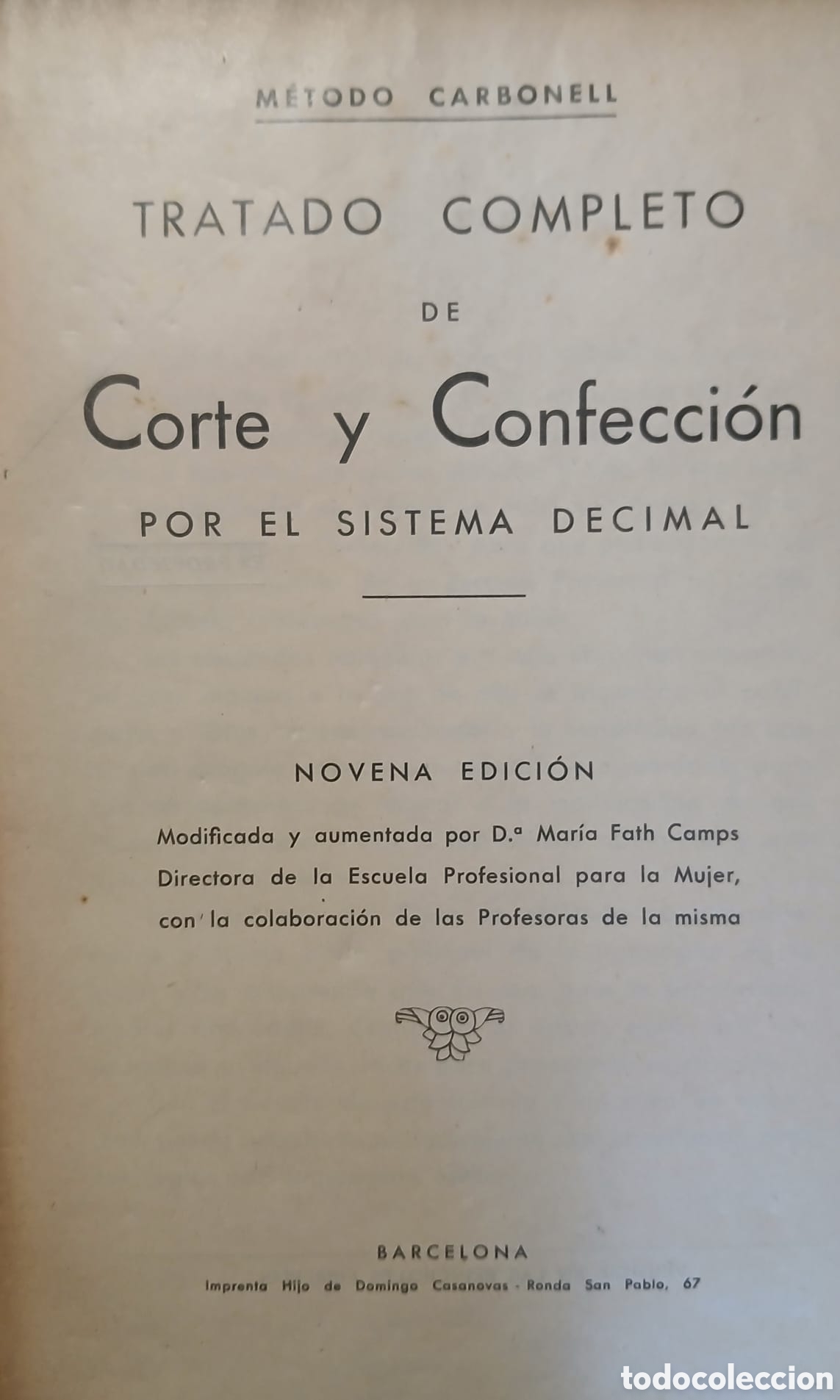 Libros: Tratado completo de corte y confecci&oacute;n, carbonell - Foto 6