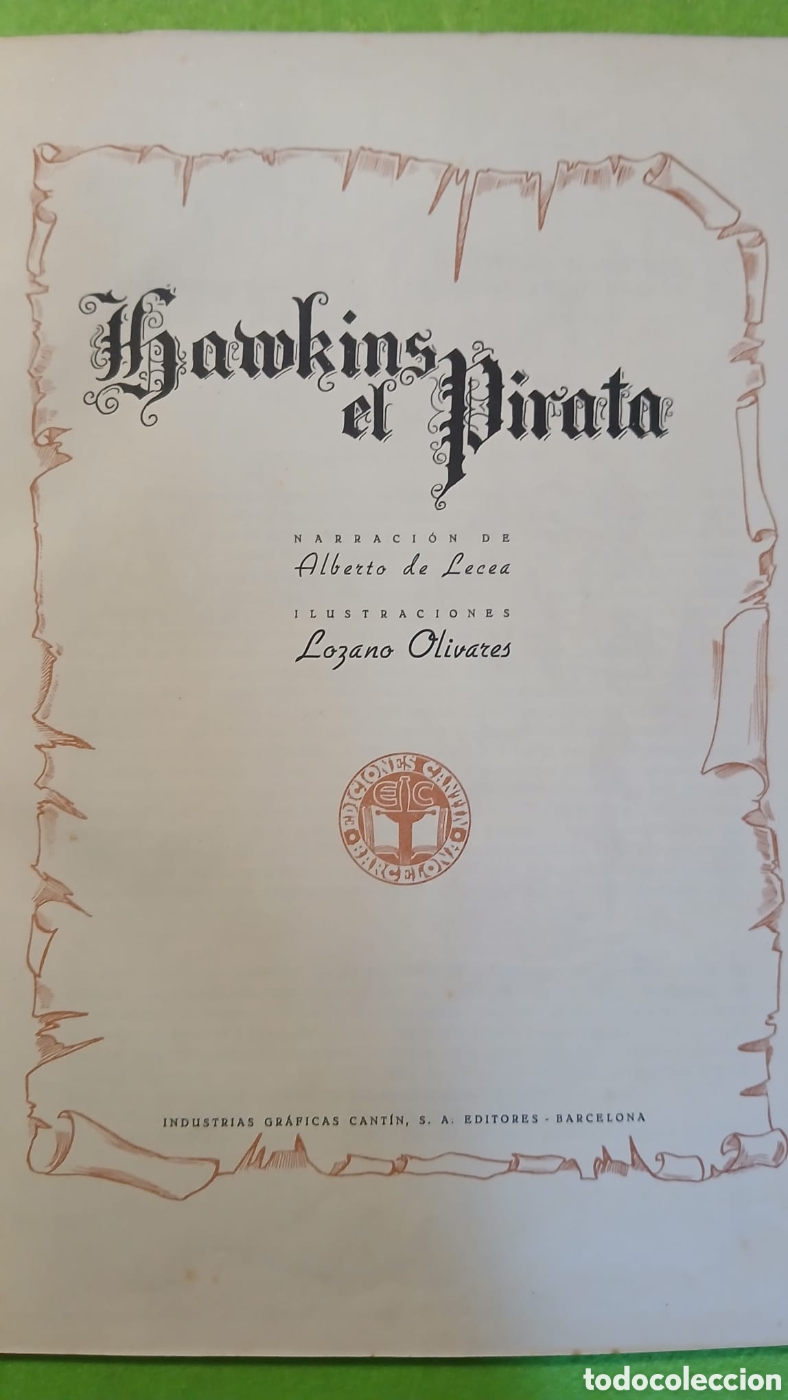 Libros: Hawkins, el pirata 1943 1a ed. - Foto 3