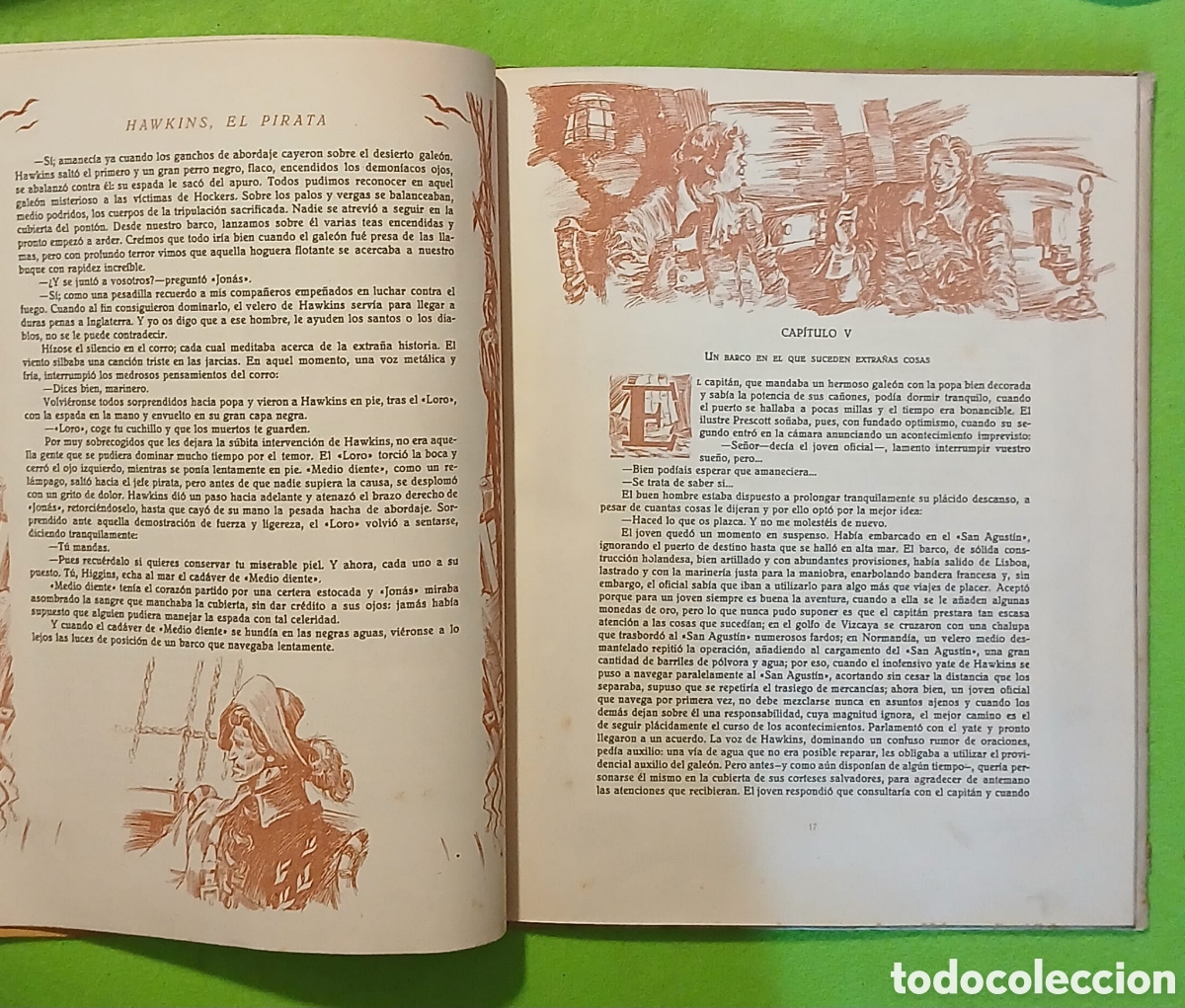 Libros: Hawkins, el pirata 1943 1a ed. - Foto 7
