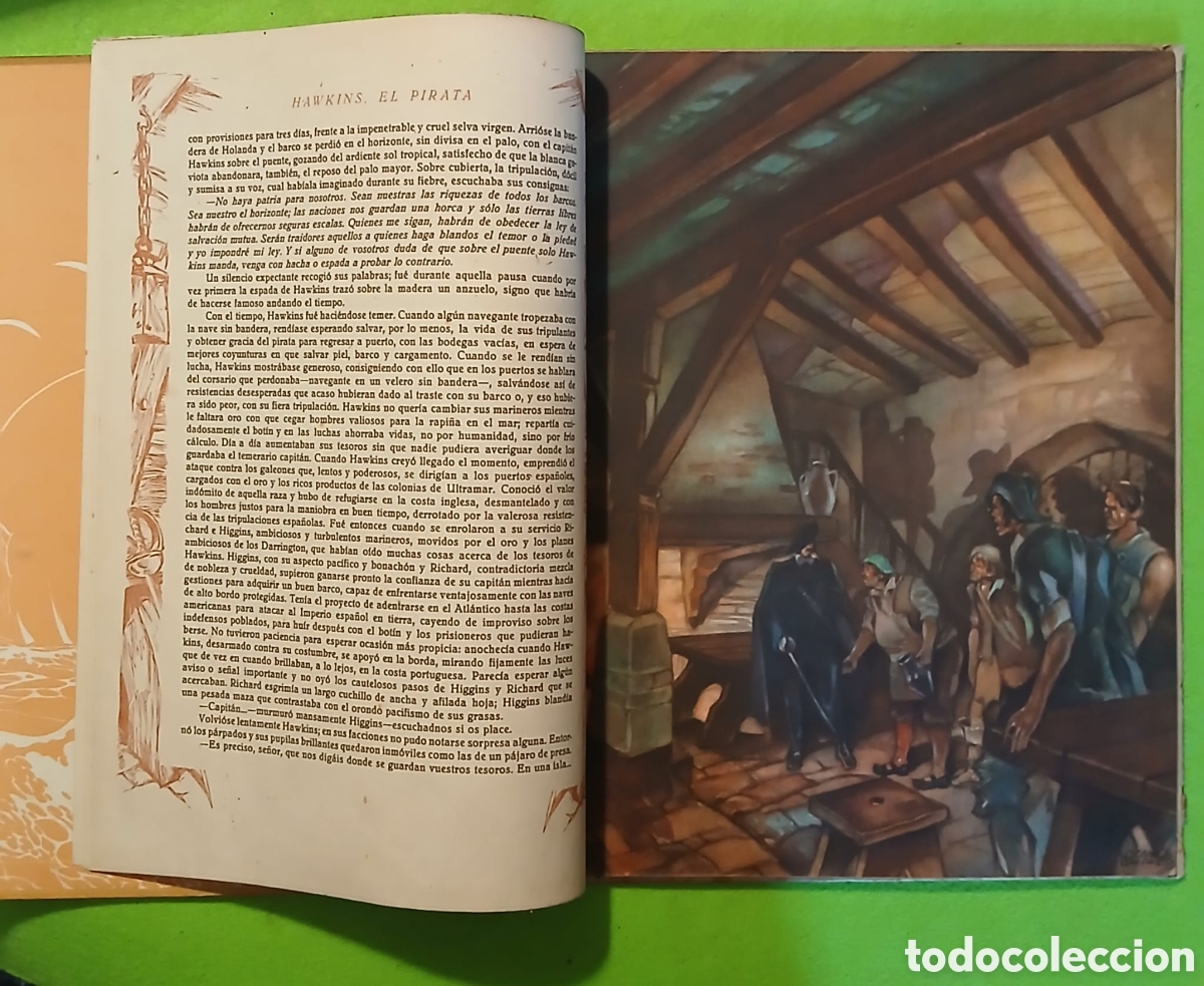 Libros: Hawkins, el pirata 1943 1a ed. - Foto 8