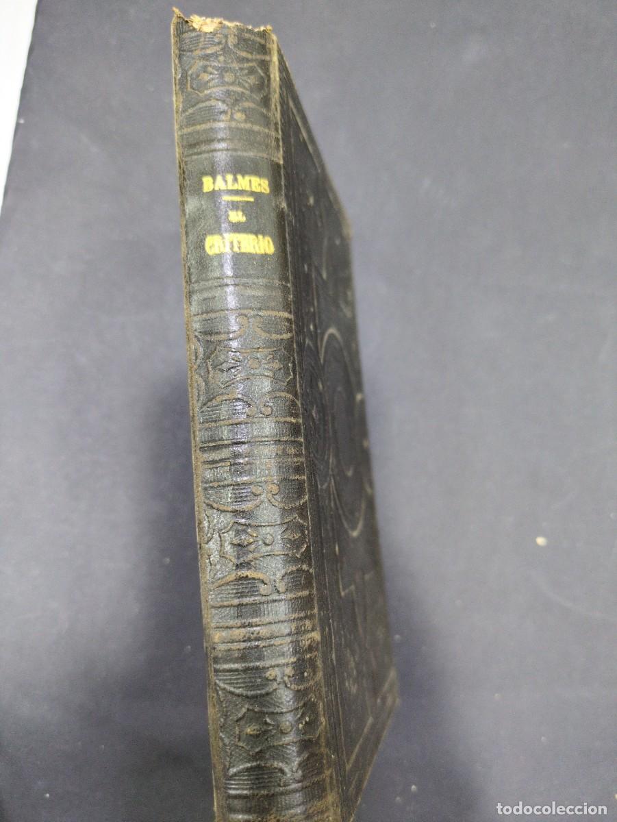 Libros: Jaime Balmes. El Criterio. 5&ordf; Edici&oacute;n, Par&iacute;s 1893. - Foto 2