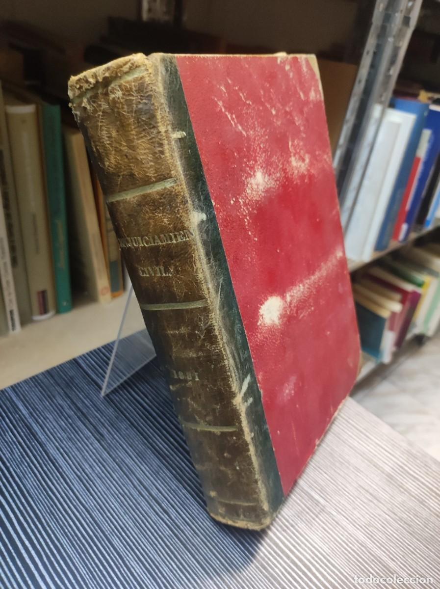 Livros em segunda m&atilde;o: LEY DE ENJUICIAMIENTO CIVIL EDICION OFICIAL 1881
