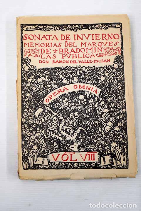 Libros: Sonata de invierno: memorias del Marqu&eacute;s de Bradom&iacute;n.- Valle-Incl&aacute;n, Ram&oacute;n del