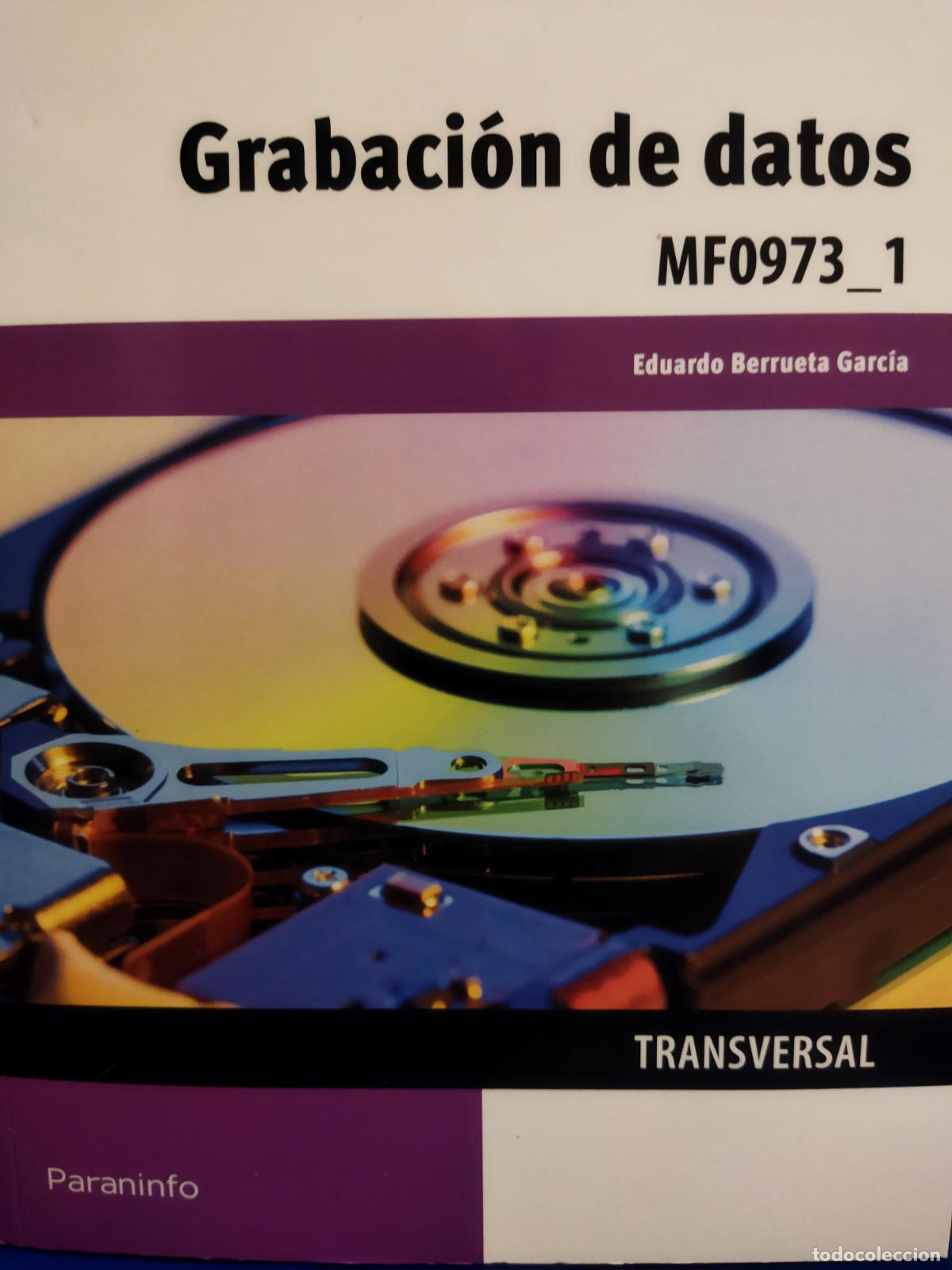 Libros: Grabaci&oacute;n de datos Eduardo Berrueta Garc&iacute;a - Foto 1