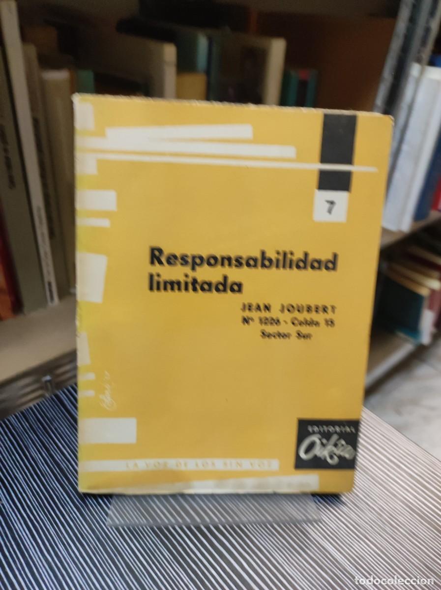 Libros: RESPONSABILIDAD LIMITADA JEAN JOUBERT - Foto 1