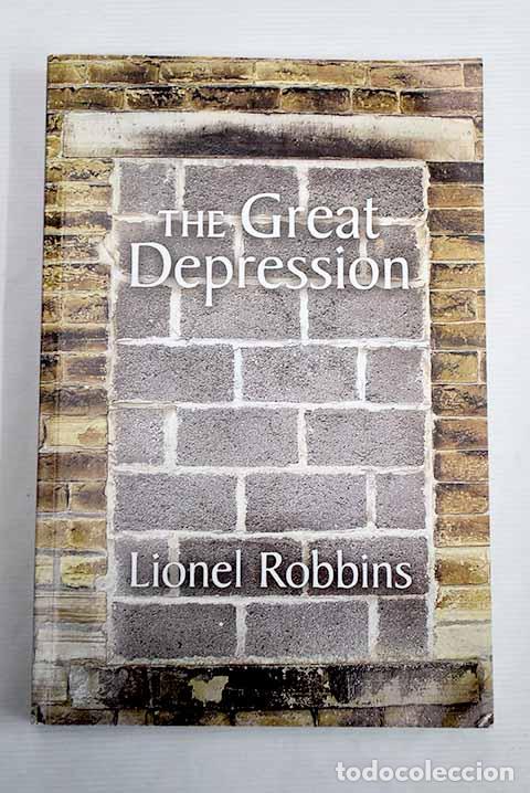 Libros: The Great Depression.- Robbins, Lionel Robbins - Foto 1