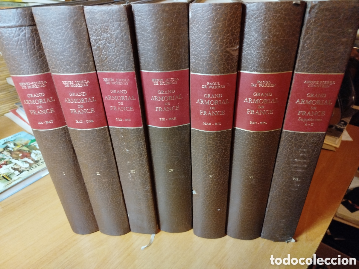 Libros: Grand armorial de France. Andr&eacute; Pierre frantzen. Escudos her&aacute;ldico. Borbones.