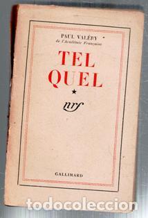 Libros: Tel Quel, Paul Valery - Foto 1