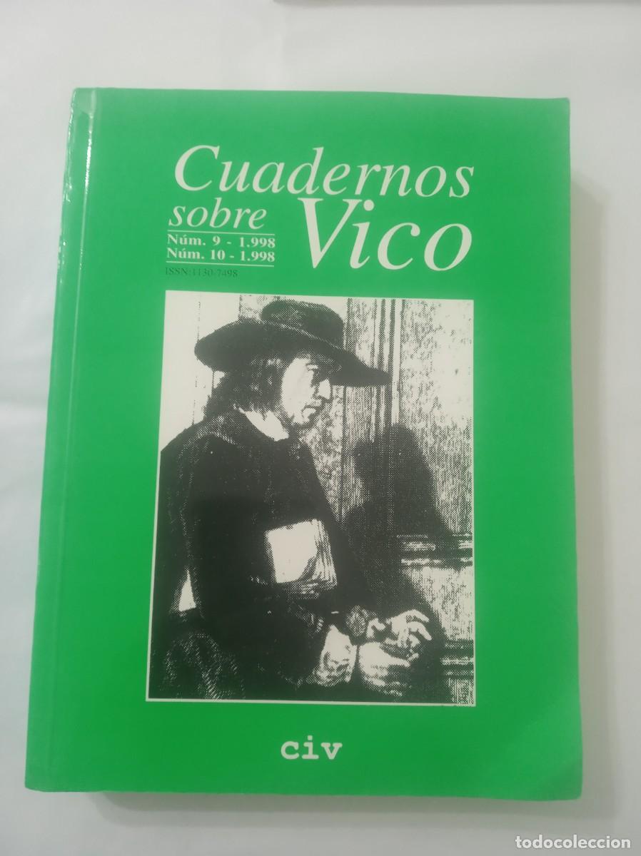 Libros: CUADERNOS SOBRE VICO N&ordm; 9-10 1998 - Foto 1