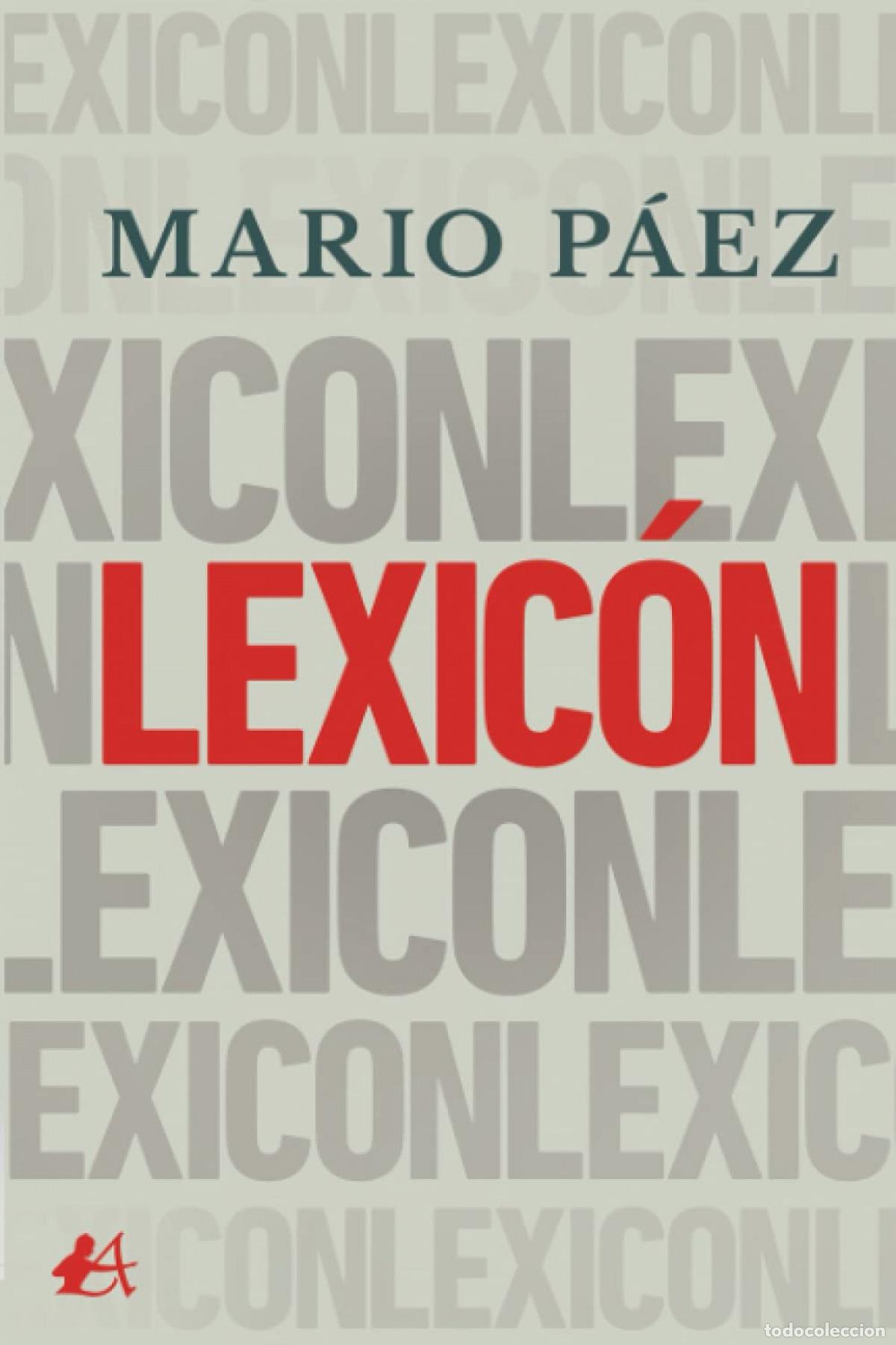 Libros: LEXIC&Oacute;N - P&aacute;ez, Mario - Foto 1