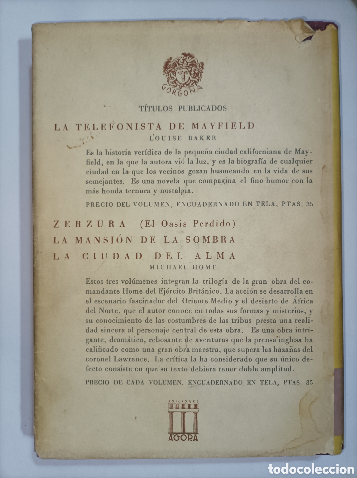 Libros: PEONY. KEITH WEST. AGORA. 1&deg; EDICI&Oacute;N 1946. - Foto 3