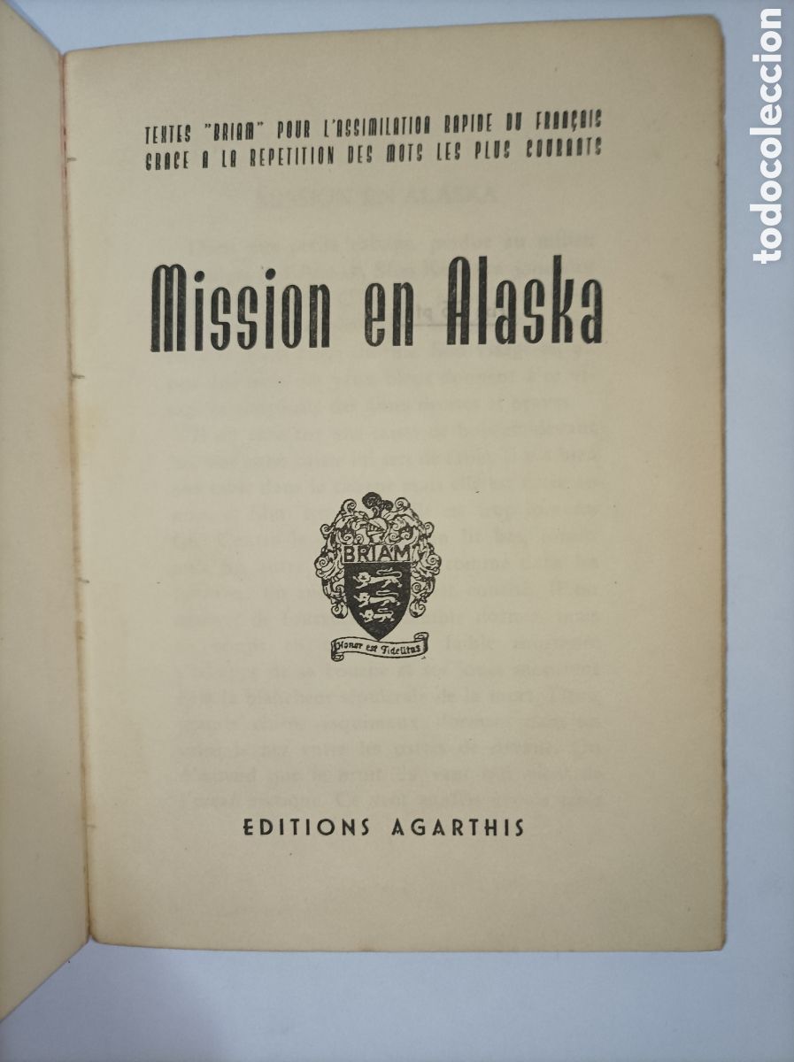 Libros: MISION EN ALASKA. AGARTHIS. FRANCES. - Foto 2