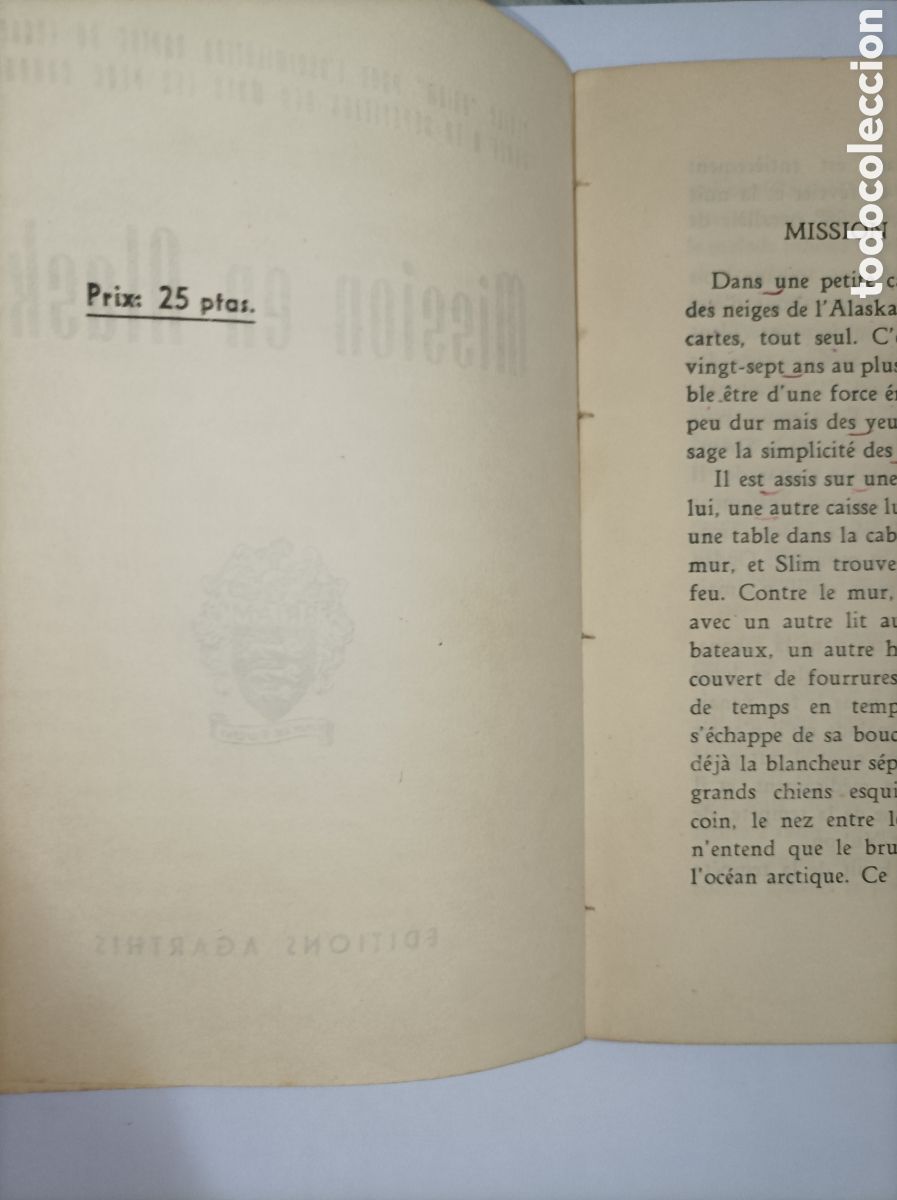 Libros: MISION EN ALASKA. AGARTHIS. FRANCES. - Foto 3