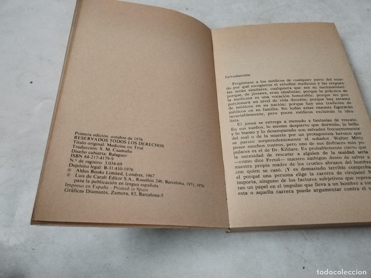 Libros: Proceso a la medicina - Dannie Abse - c163 - Foto 3