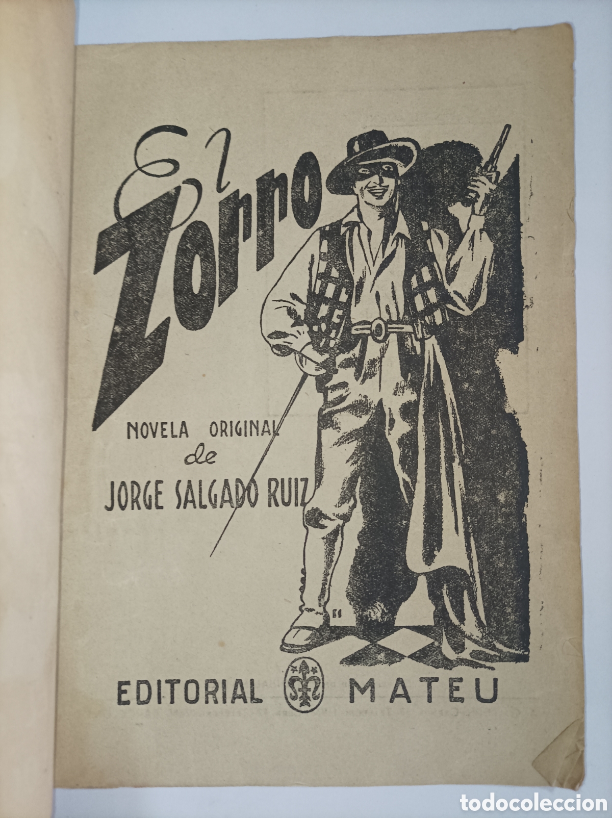 Libros: EL ZORRO. SALGADO RUIZ. MATEU. - Foto 2