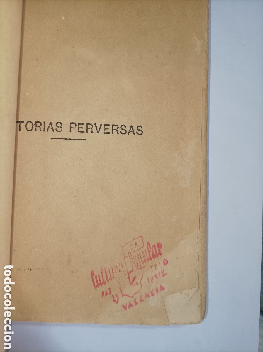 Libros: HISTORIAS PERVERSAS. VALLE INCLAN. MAUCCI. - Foto 2