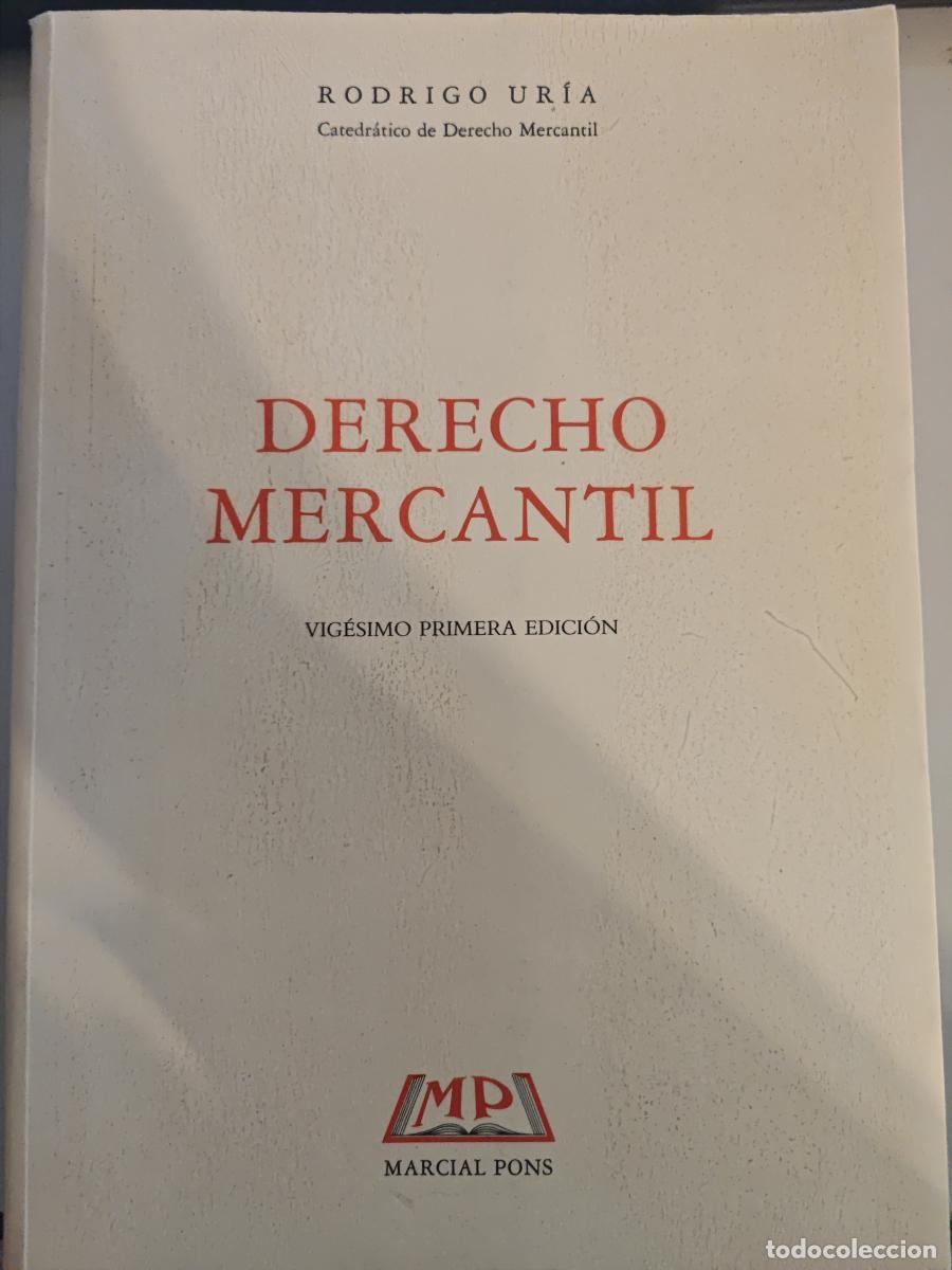 Libros: Derecho mercantil. - Ur&iacute;a, Rodrigo. TDK937 - Foto 1