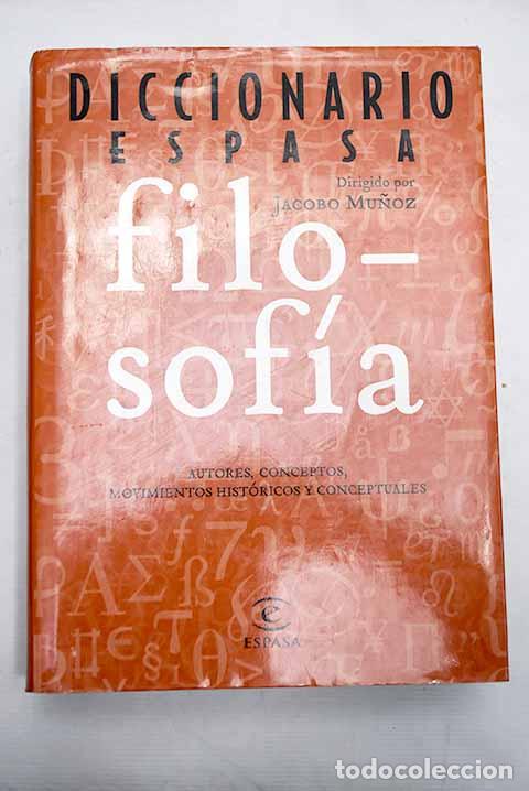 Libros: Diccionario Espasa filosof&iacute;a - Foto 1