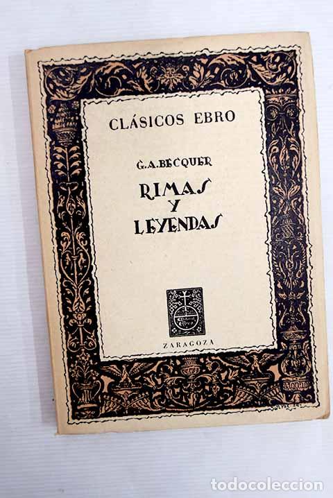 Libros: Rimas: y Leyendas: B&eacute;cquer, Gustavo Adolfo.- B&eacute;cquer, Gustavo Adolfo - Foto 1