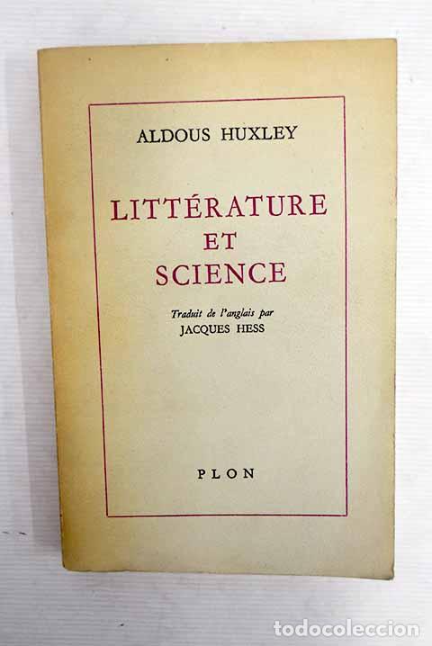 Libros: Litt&eacute;rature et science.- Huxley, Aldous - Foto 1