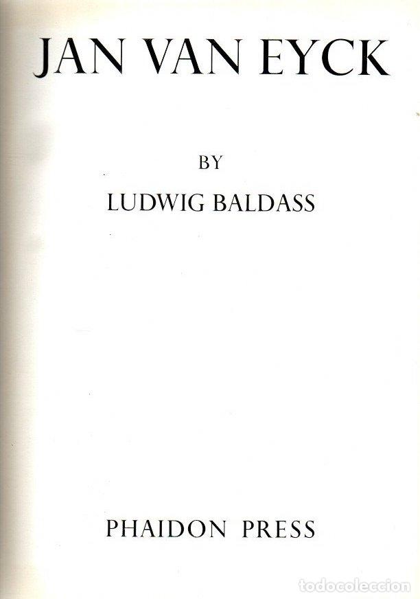 Libros: Jan Van Eyck - Baldass, Ludwig - Foto 1