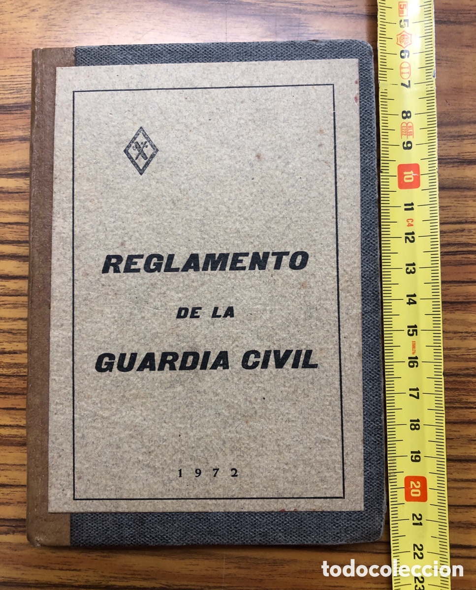 Libros: REGLAMENTO DE LA GUARDIA CIVIL. 1972 - Foto 2