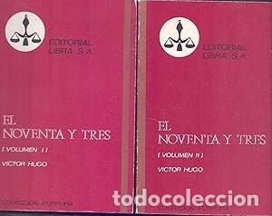 Libros: EL NOVENTA Y TRES (DOS TOMOS OBRA COMPLETA) - Foto 1