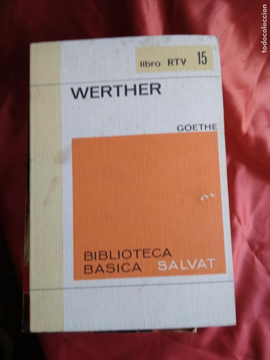 Libros: Werther J.W. Goethe L.12820-1221 - Foto 1