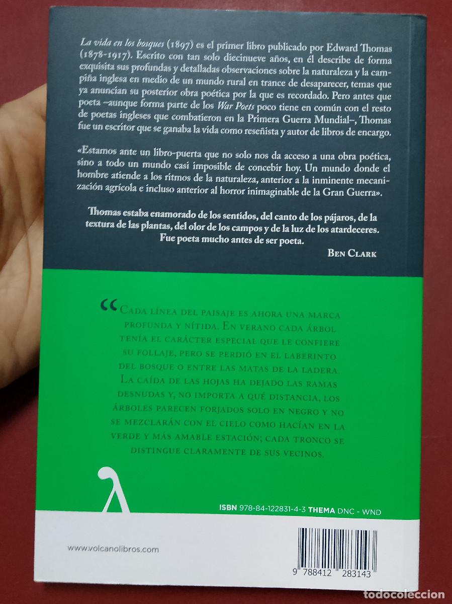 Libros: Edward Thomas: La vida en los bosques (Volcano Libros. 2021) - Foto 2
