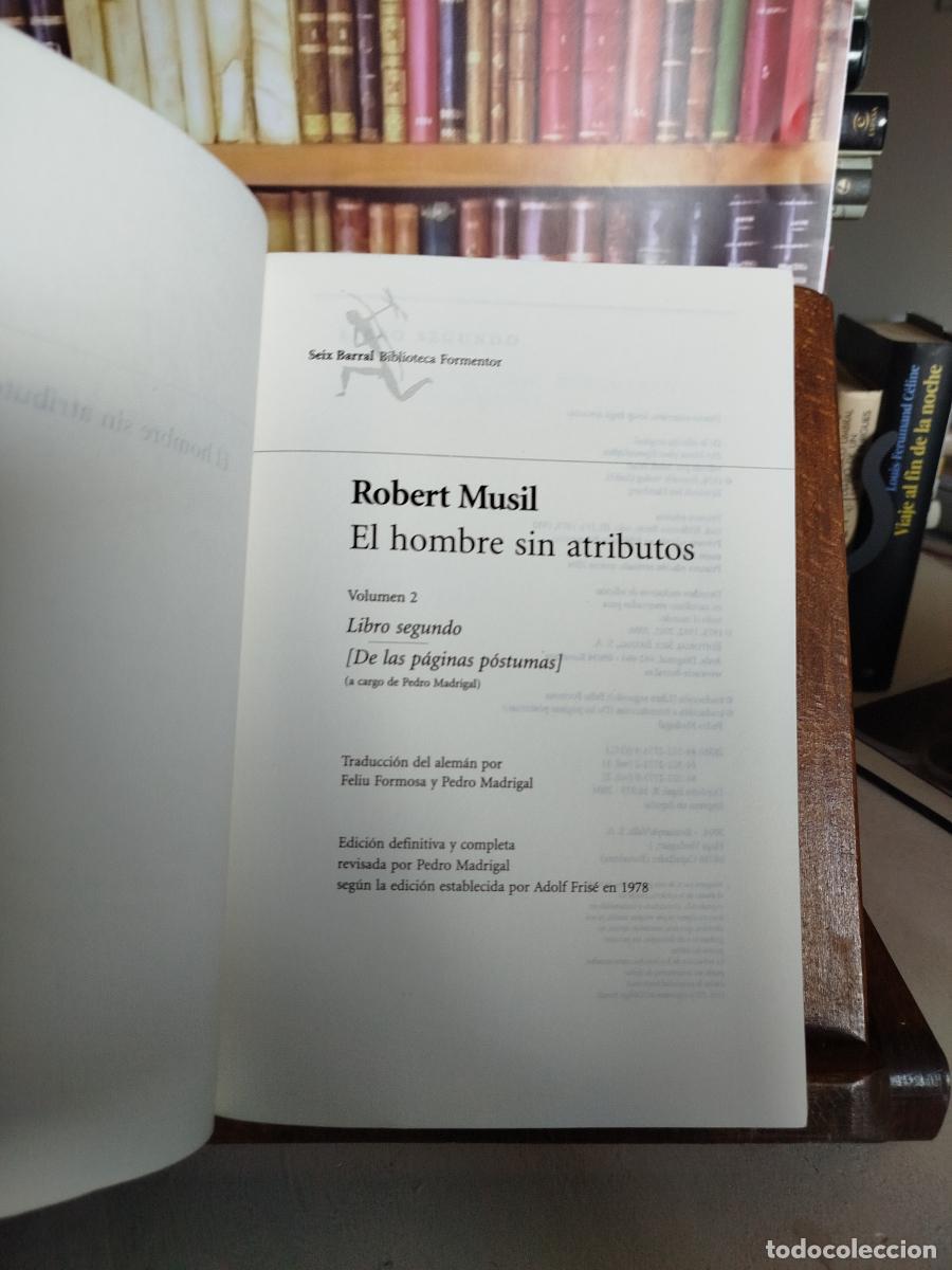 Libros: El hombre sin atributos - Musil, Robert (1880-1942) - Foto 5