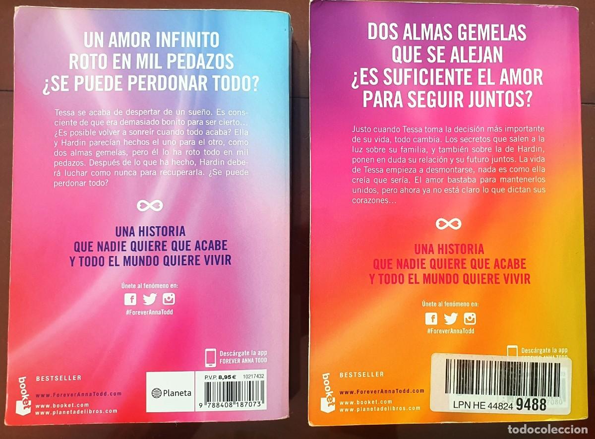 Libros: ANNA TODD. AFTER. ALMAS PERDIDAS (3) Y EN MIL PEDAZOS (2) - Foto 2