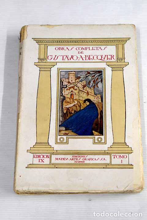 Libros: Obras completas, tomo I.- B&eacute;cquer, Gustavo Adolfo - Foto 1