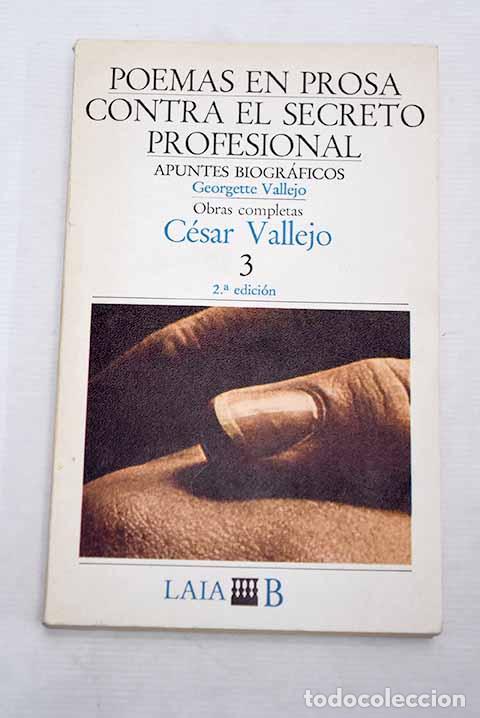 Libros: Obras completas, tomo III.- Vallejo, C&eacute;sar - Foto 1