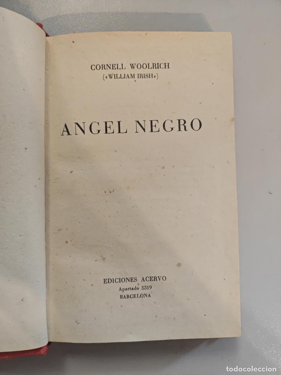 Libros: El &aacute;ngel negro. - Cornell Woolrich. TDK939 - Foto 1