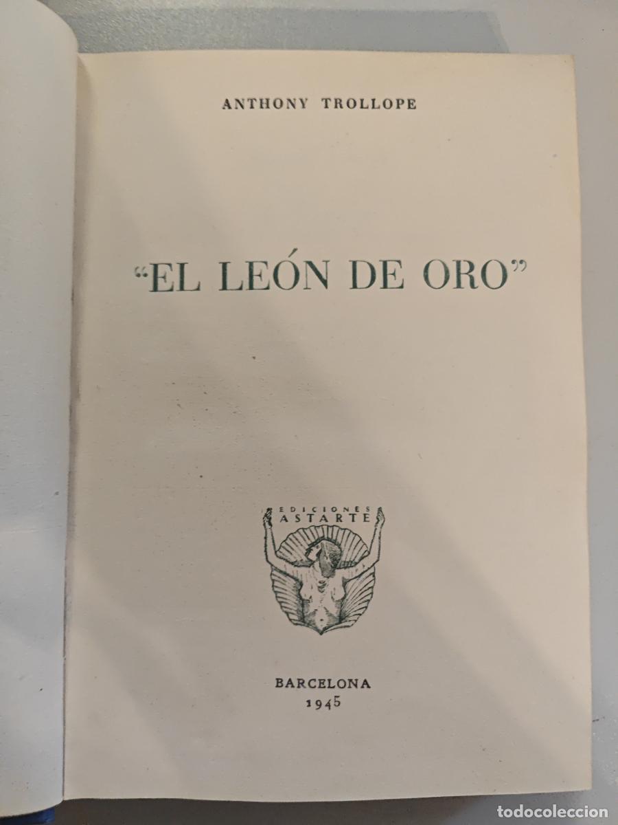 Libros: EL LE&Oacute;N DE ORO. - ANTHONY TROLLOPE. TDK939 - Foto 1