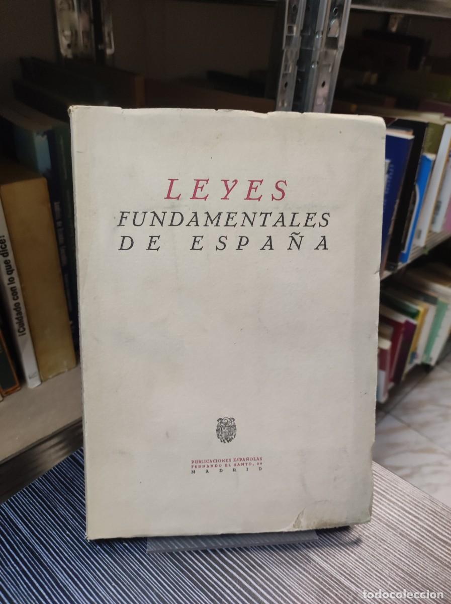 Libros: LEYES FUNDAMENTALES DE ESPA&Ntilde;A. PUBLICACIONES ESPA&Ntilde;OLAS. - Foto 1