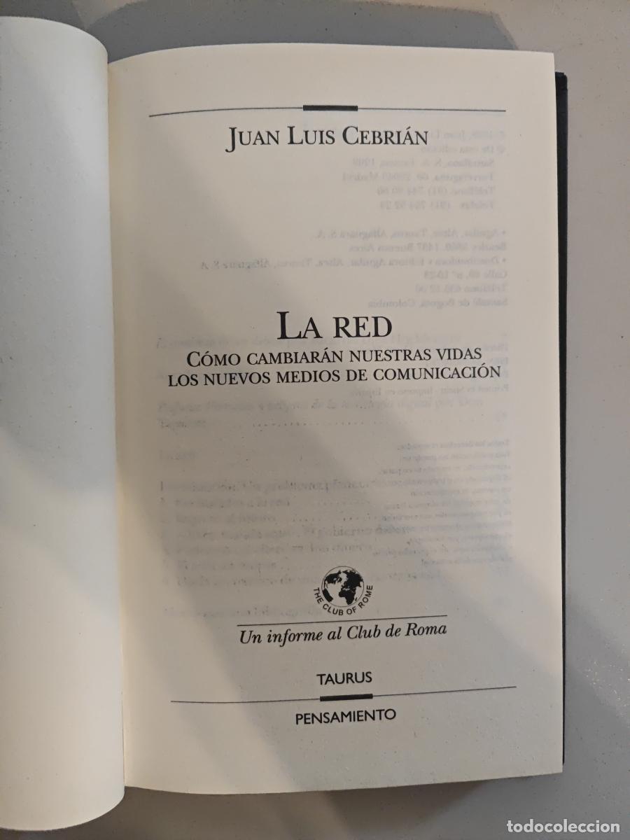 Libros: LA RED. - CEBRIAN,JUAN LUIS. TDK940 - Foto 1