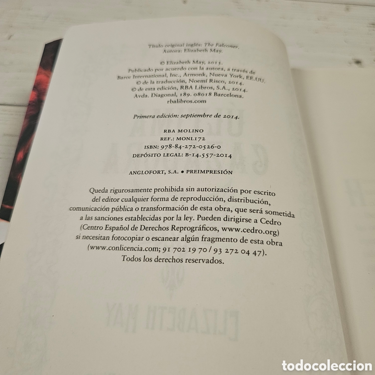 Libros: LA ULTIMA CAZADORA - ELIZABETH MAY - - Foto 3