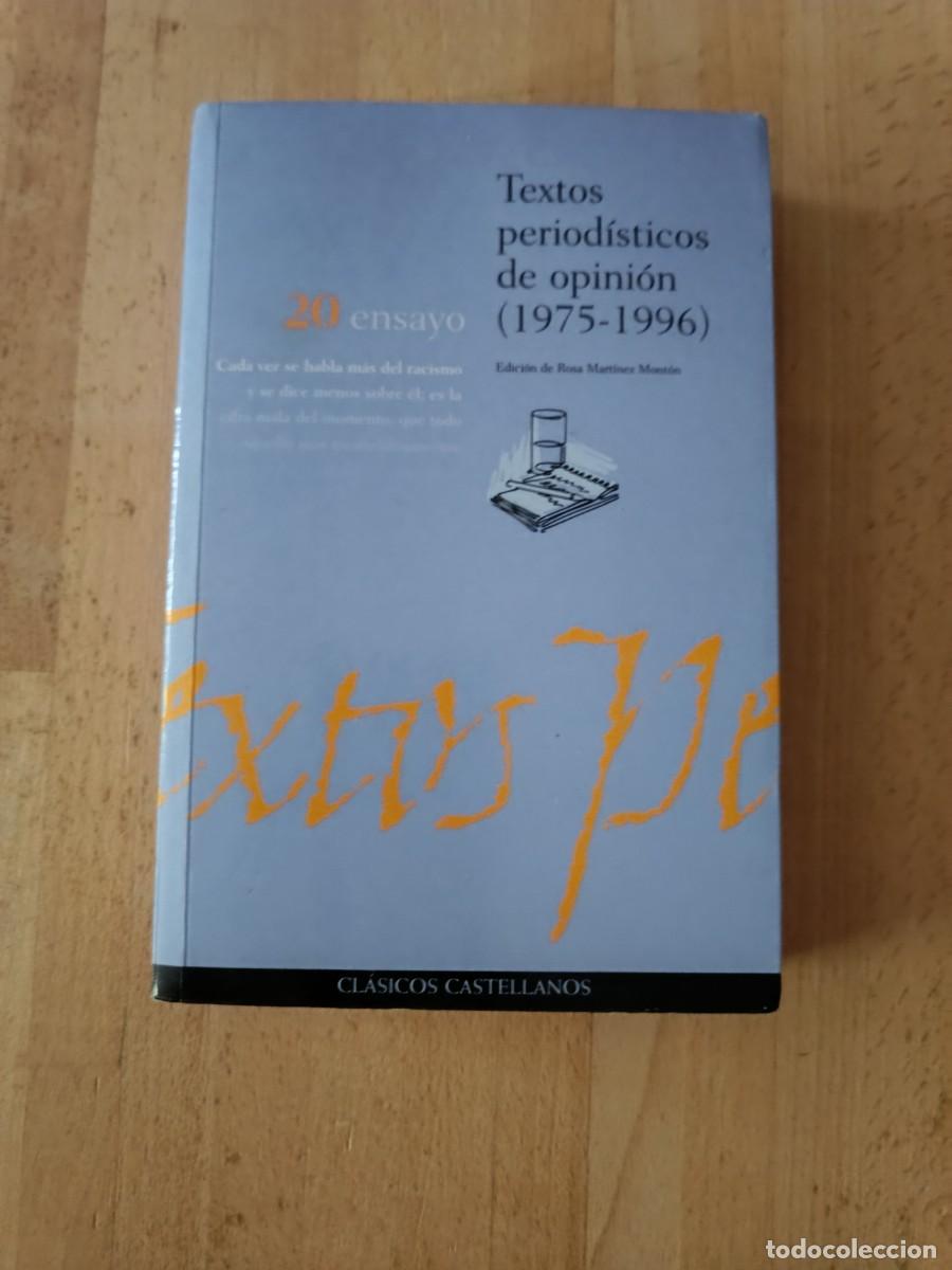 Libros: Textos period&iacute;sticos de opini&oacute;n (1975-1996) - Foto 1