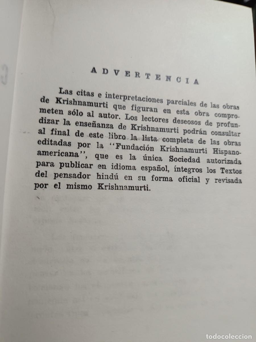 Libros: ESTUDIOS PSICOLOGICOS DE JUNG A KRISHNAMURTI. ROBERT LINSSEN. - Foto 4