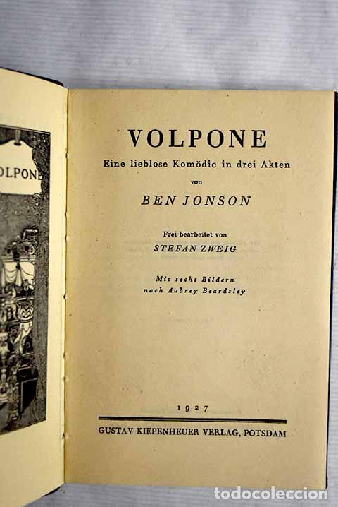 Libros: Volpone: Jonson, Ben.- Jonson, Ben - Foto 1