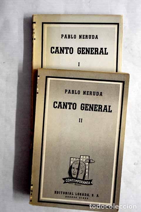 Libros: Canto general: Neruda, Pablo.- Neruda, Pablo - Foto 1