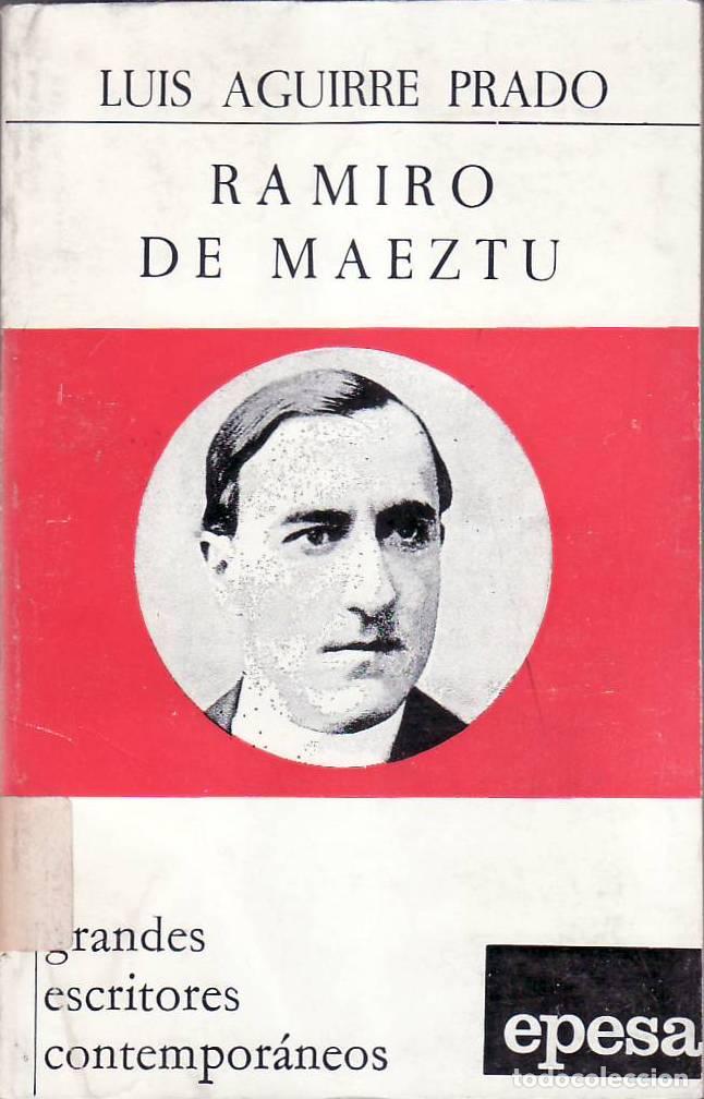 Libros: AGUIRRE PRADO, Luis.- - Ramiro de Maeztu. - Foto 1