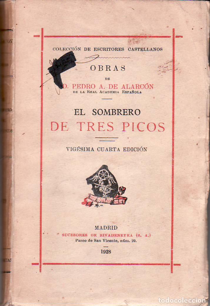 Libros: ALARCON, Pedro A.- - El sombrero de tres picos. - Foto 1