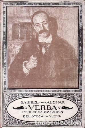 Libros: ALOMAR, Gabriel.- - Verba. Pr&oacute;logo de Azor&iacute;n. - Foto 1