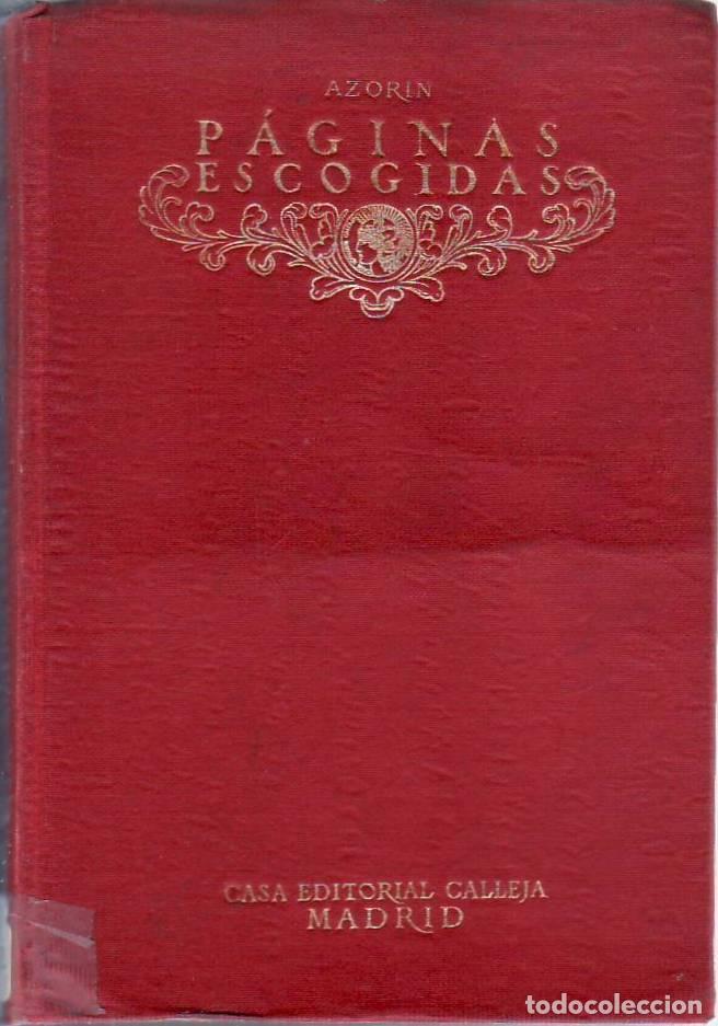 Libros: AZORIN.- - P&aacute;ginas escogidas. - Foto 1